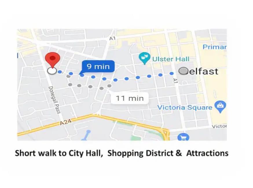 Fantastic Central Location - Parking - Business Or Leisure Belfast Eksteriør billede